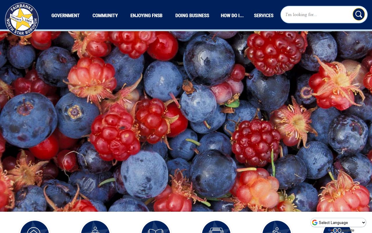 Badger Fairbanks North Star Borough Alaska official website public records