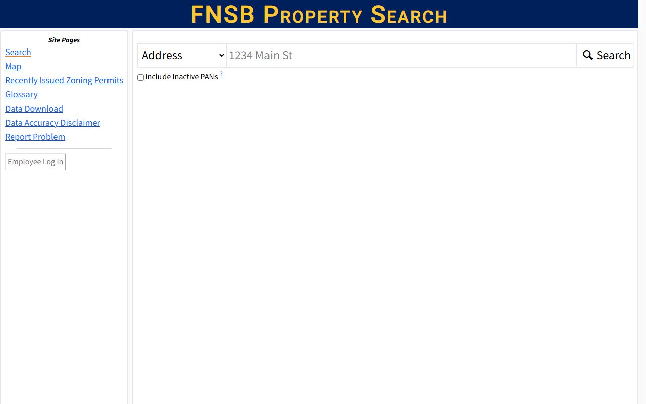 Badger Fairbanks North Star Borough Alaska property search public records