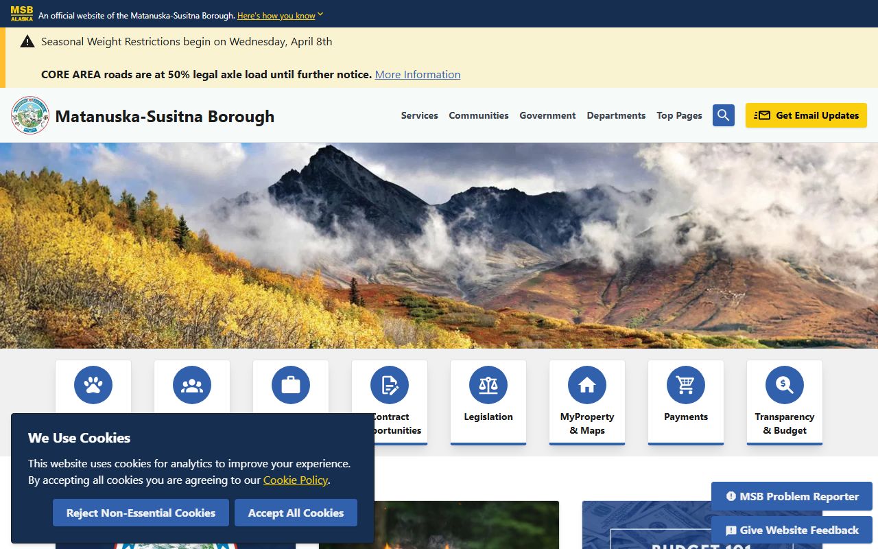 Big Lake Alaska Matanuska-Susitna Borough public records