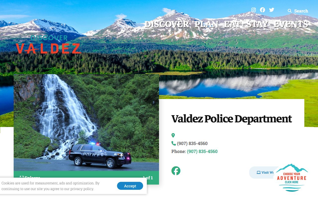 Valdez Police Department Alaska public records