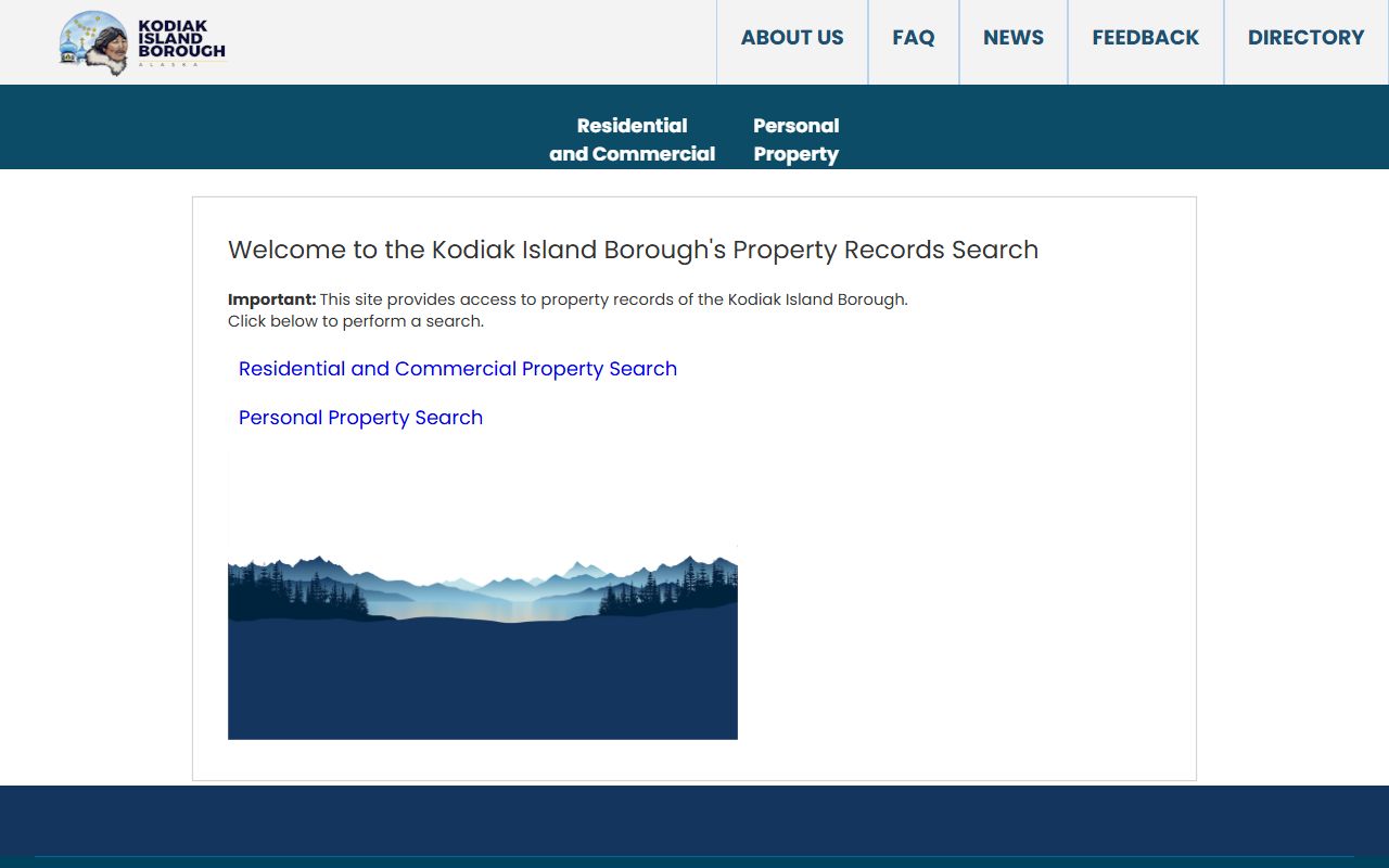 Kodiak Island Borough property access public records search