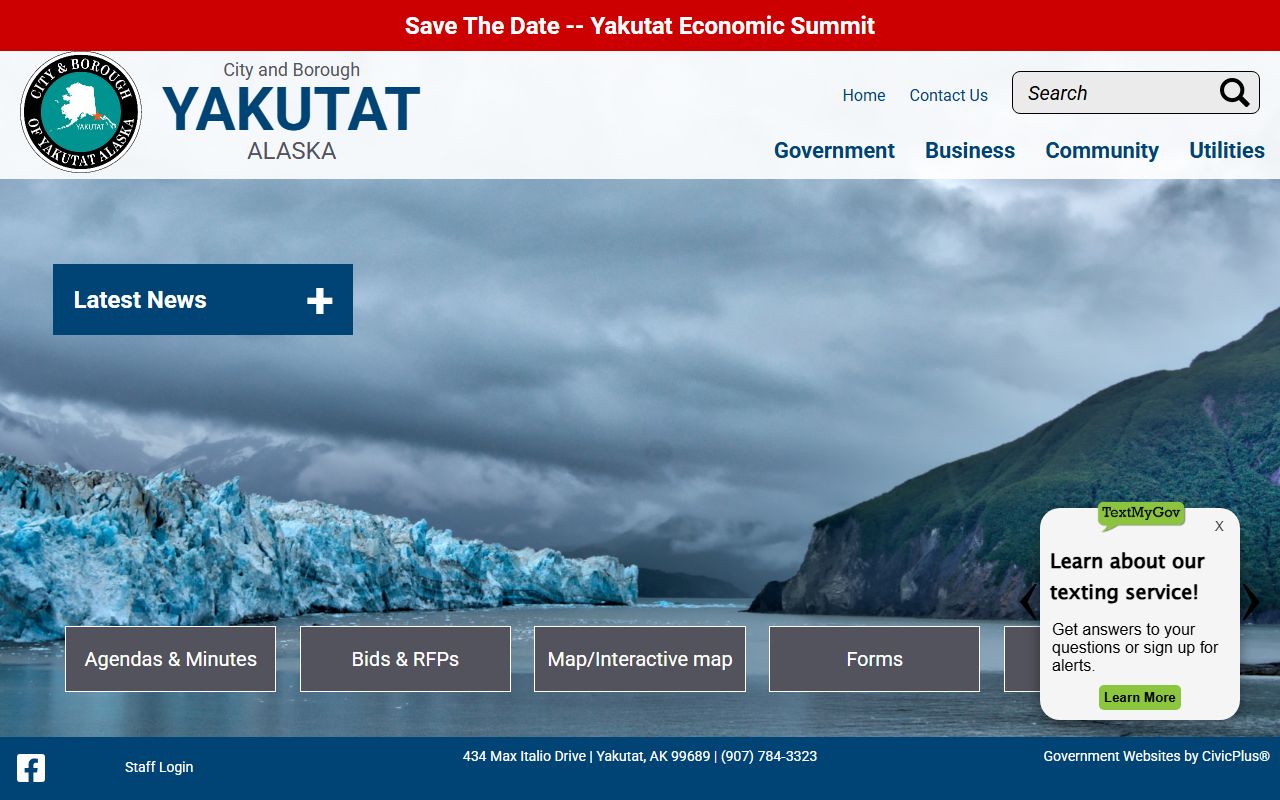 Yakutat city and borough public records official website
